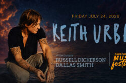 Keith Urban to Headline Churchill Park Music Festival on July 24