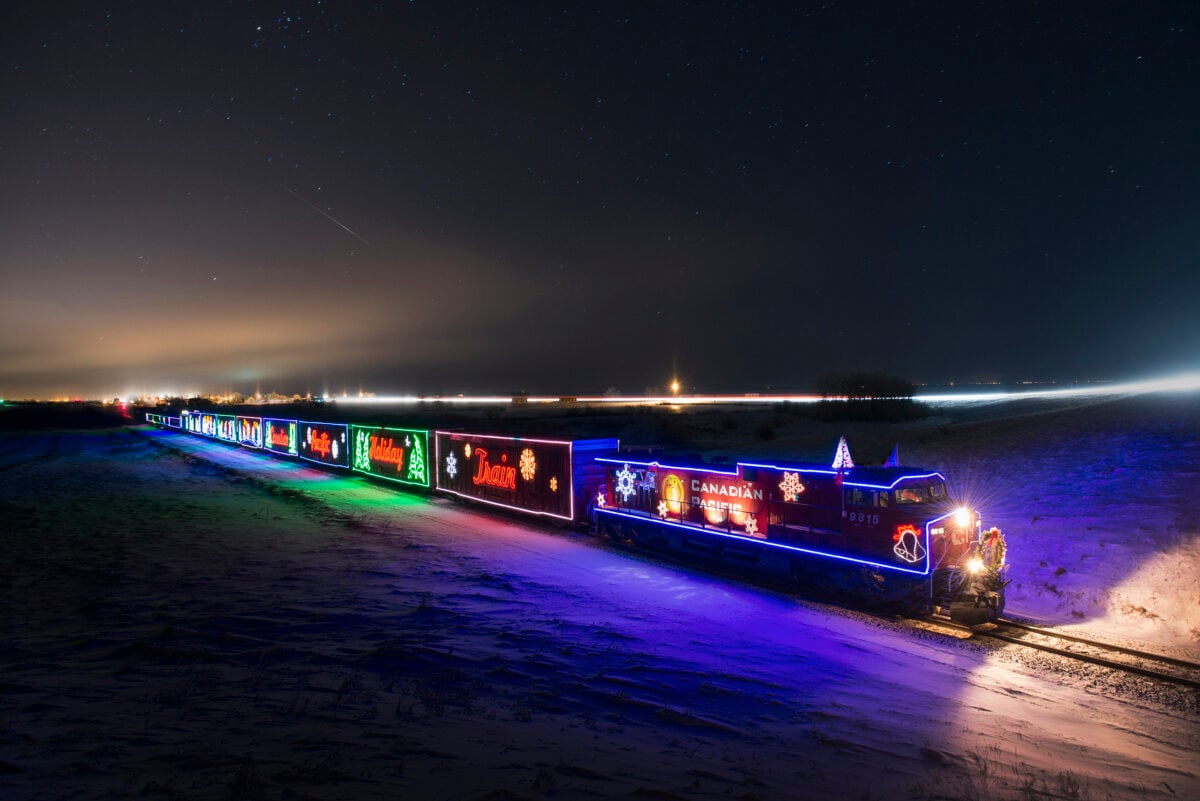 Canadian Pacific Kansas City Holiday Train 2024 Manitoba