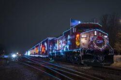 Canadian Pacific Holiday Train Near Ottawa