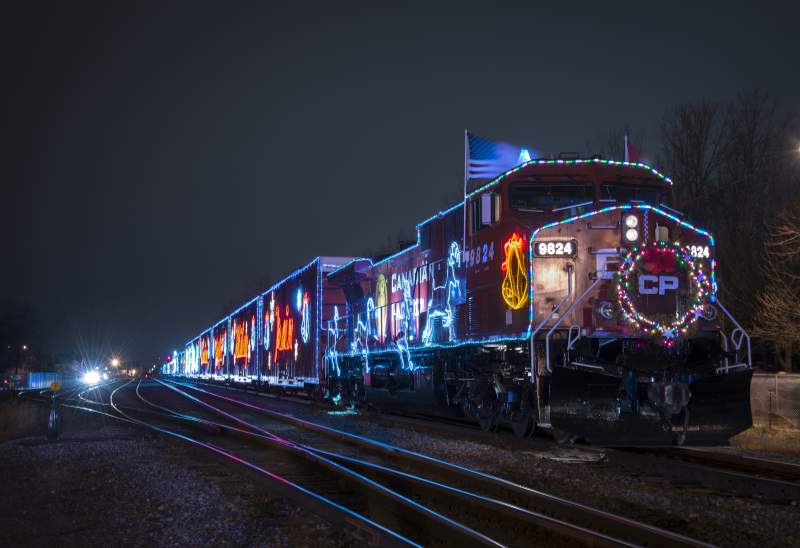 Canadian Pacific Kansas City Holiday Train 2025 Central Alberta