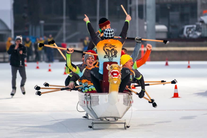 Ice Dragon Boat Festival debuts this year at the festival!