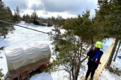 TimberTop Zip Tours: Zipline Across Snow Laden New Brunswick This Winter