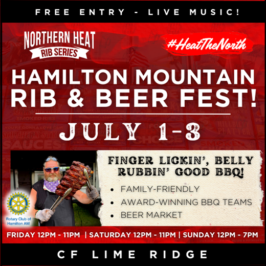 Hamilton Mountain Ribfest CF Lime Ridge, 999 Upper Wentworth St