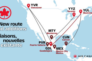 Summer 2026: Air Canada Ramps Up Mexico Flights from Three Hubs