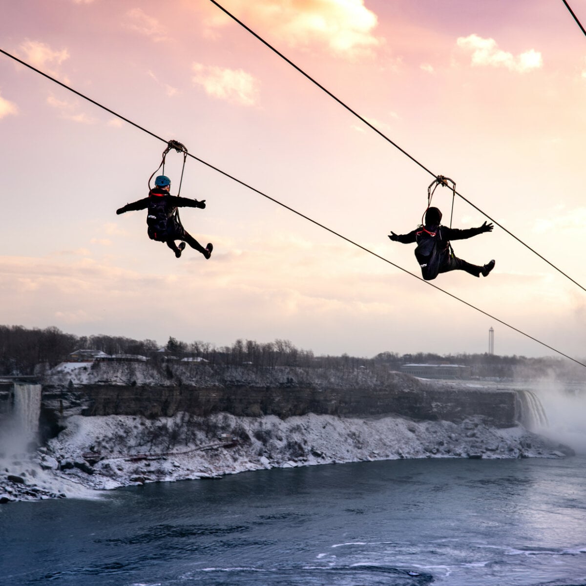 6 Places For Winter Zip Lining in Canada