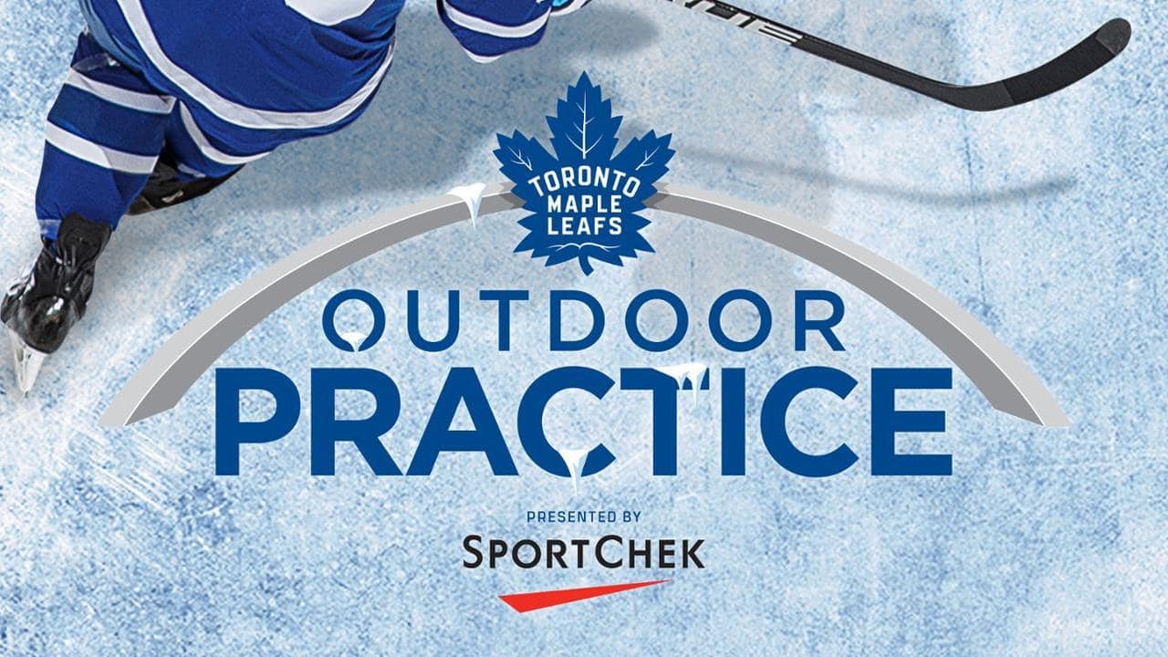 Maple Leafs Outdoor Practice