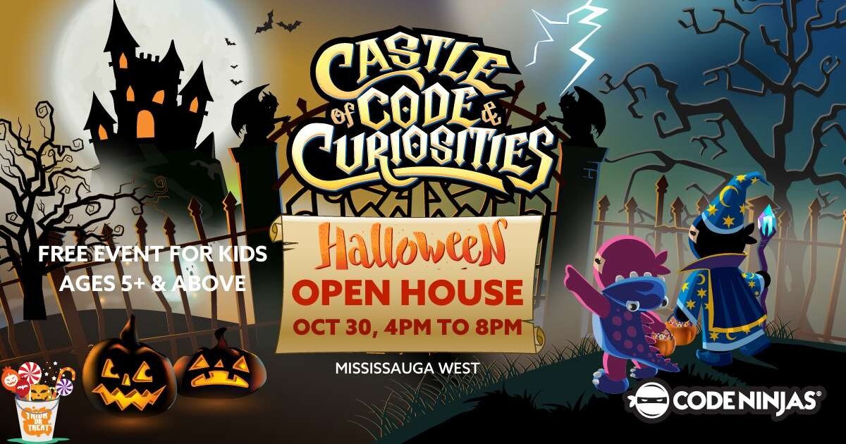Free Event Halloween Open House KidsThemed Coding Activities