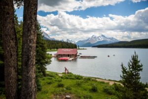 Maligne Lake Jasper National Park Alberta Canada