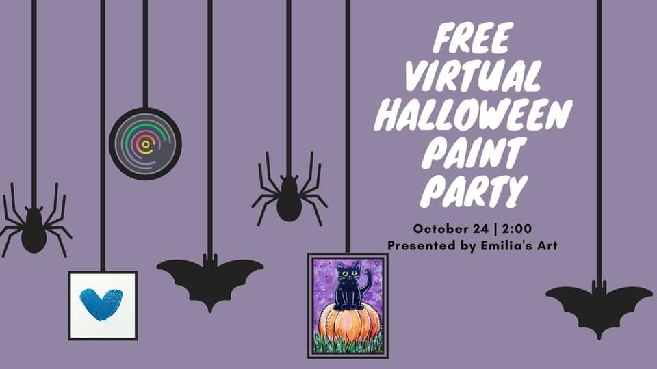 Free Virtual Halloween Paint Party Online To Do Canada