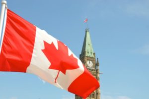 Canada Parliament Flag