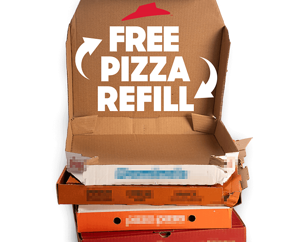 Dec 4 Get a Free Pizza Hut Pizza in Exchange For an Empty Pizza Box