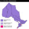 List of Regions in Ontario (Map) That Can Move to Stage 3
