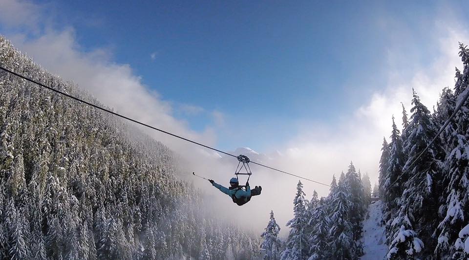 6 Places For Winter Zip Lining in Canada