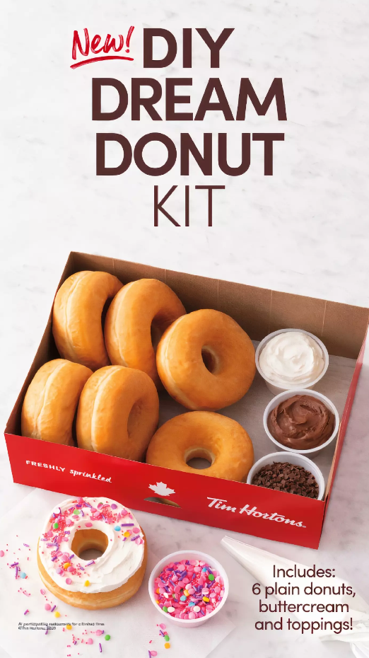 Get Tim Hortons DIY Dream Donut Kits For Mother's Day | To Do Canada