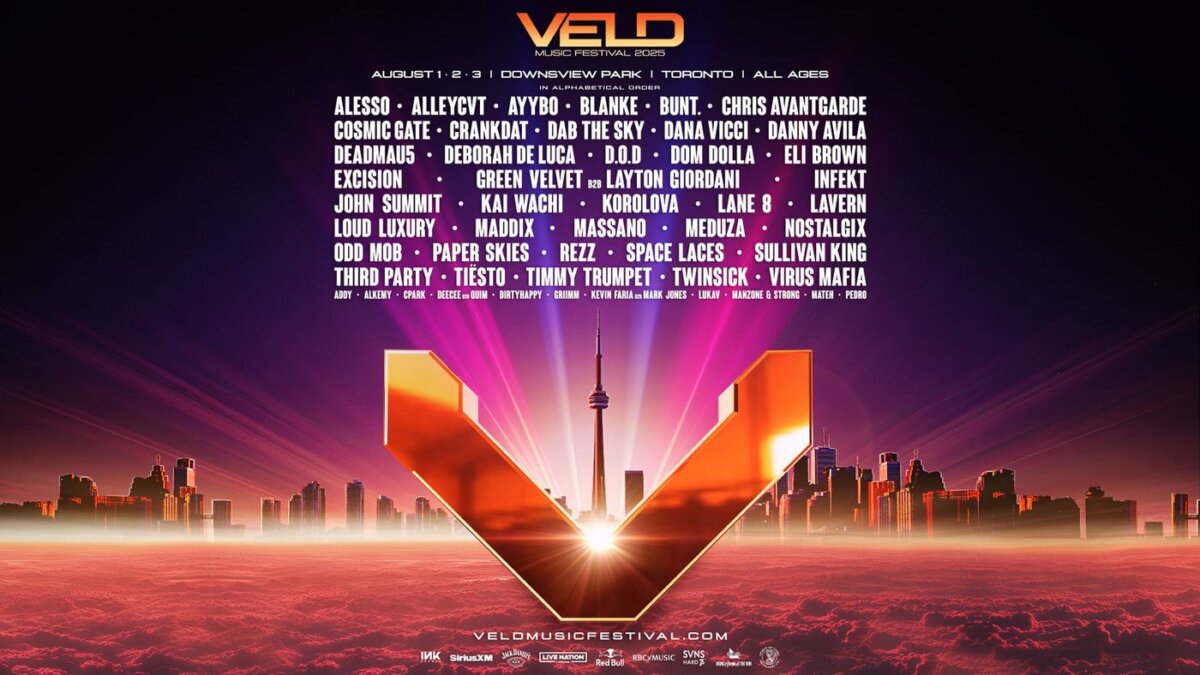Toronto’s Veld Music Festival Announces 2025 Lineup; Presale on Feb 4th
